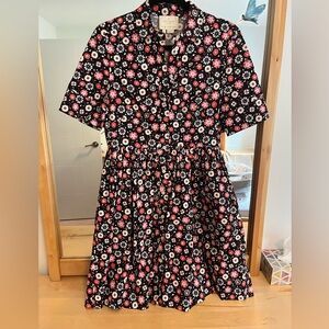Floral Kate Spade short sleeve mini dress